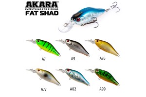 Воблер Akara Fat Shad 55F 8 гр. (2/7 oz 2, 2 in) A77