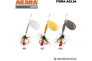Блесна вращающаяся Akara Tournament Series Fora Aglia 1 2,5 гр. A24