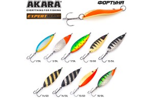 Блесна колеблющаяся Akara Expert Фортуна 80 мм 24 гр. 18/SIL