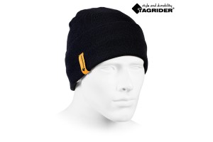Шапка Tagrider Expedition 3006 вязаная на флисе черная
