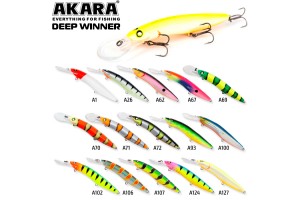 Воблер Akara Deep Winner 125F 24 гр. (6/7 oz 5, 0 in) A107