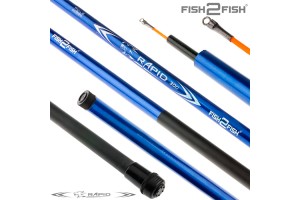 Удилище телескопическое стеклопластик д/с Fish2Fish Rapid New (10-40) 4, 0 м Blue б/к