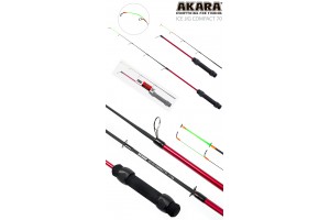 Удочка зимняя 2 колена Akara Ice Jig Compact 14 гр. 70 см