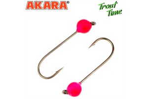 Джиг. Akara Trout Time Шар вольфрам 0, 7 г. 4 мм. кр. № 4 Pink (3шт)