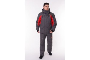Костюм зимний Triton Поплавок Skif таслан серо-красный 52-54 р-р рост 182-188 -40C