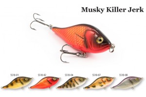 Воблер деревянный Raiden Musky Killer Jerk 125 мм 70 гр. SS10-02