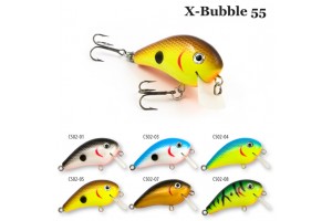 Воблер деревянный Raiden X-Bubble 55 мм 8, 8 гр. CS02-01