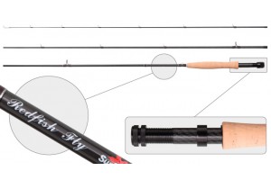 Удилище Нахлыстовое штекерное углепластик 3 колена S Master 3091 Red Fish Fly 6/7 class 2, 74 м