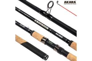 Удилище штекерное углепластик фидерное 3 колена Akara Bream TX-20 (60-120-180 гр.) 3, 9 м