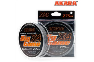Шнур Akara Big Game Gray 275 м 0, 30