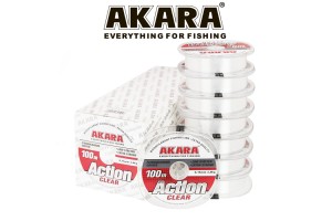 Леска Akara Action Clear 100 м 0, 20 прозрачная