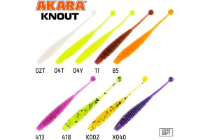Твистер Akara KNOUT 2,5 418 (8 шт.)