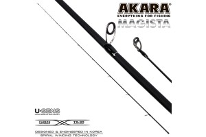 Хлыст углепластик для спиннинга Akara Magista MLMF 762 TX-20 (2, 8-7, 0) 2, 28 м