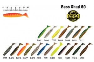 Рипер Akara Eatable Bass Shad 60 D019