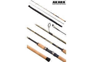 Спиннинг штекерный углепластик 2 колена Akara River Hunter M (7-28) 2, 4 м