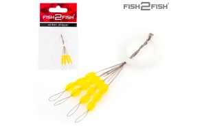 Стопор для поплавка Fish2Fish 8, 5х4, 5 мм (12 стопоров) XXL