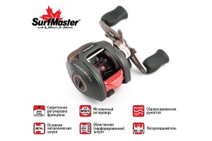 Катушка мультипликаторная Surf Master Infinity INF 20 8+1bb R кастинг.