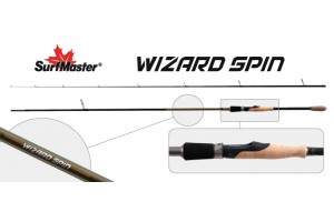 Спиннинг штекерный углепластик 2 колена S Master SP1123 Wizard Spin 762MMF HMC (5, 5-17, 5) 2, 28 м