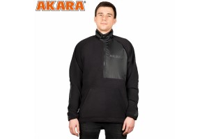 Толстовка Akara Snow Peak флис черн. 50 р-р