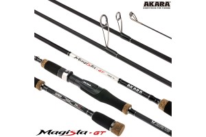 Спиннинг штекерный углепластик 2 колена Akara Magista GT H902 (21-62) 2, 7 м