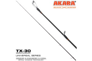 Хлыст уг. для сп. Akara Black Hunter XH1002 (28-80) 3,0 м