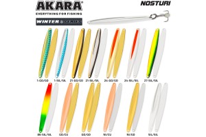 Блесна зимняя Akara Ice Nosturi 60 6 гр. 86-Sil/Sil