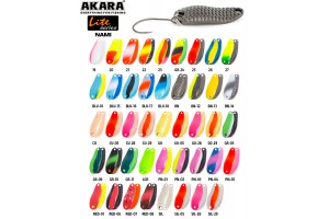 Блесна колеблющаяся Akara Lite Series Nami 27 2 гр. Blue-15