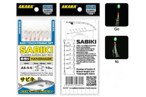 Сабик Akara Flasher Aurora Bait Rigs 9 Ni №12 (6 кр.)