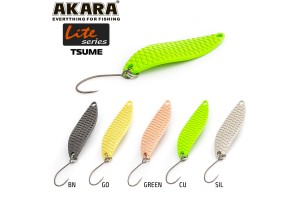 Блесна колеблющаяся Akara Lite Series Tsume 30 2 гр. Go-05