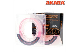 Шнур Akara Ultra Light Competition Pink 150 м 0, 12