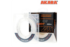 Шнур Akara Ultra Light White 100 м 0, 12
