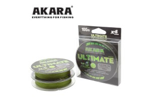 Шнур Akara Ultimate X-4 Green 100 м 0, 20