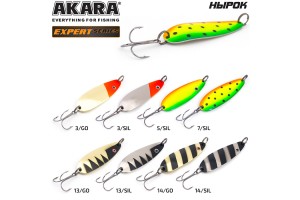 Блесна колеблющаяся Akara Expert Нырок 65 мм 17 гр. 11/SIL