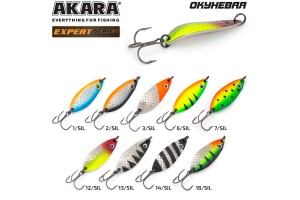 Блесна колеблющаяся Akara Expert Окуневая 50 мм 10 гр. 3/SIL