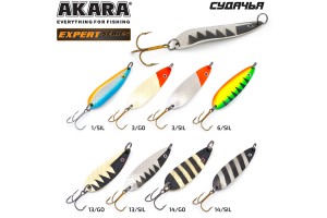 Блесна колеблющаяся Akara Expert Судачья 70 мм 17 гр. 3/SIL