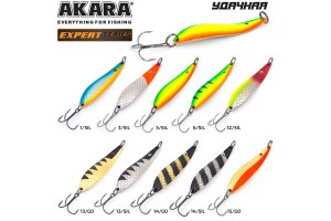 Блесна колеблющаяся Akara Expert Удачная 80 мм 18 гр. 13/SIL
