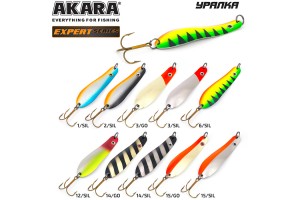 Блесна колеблющаяся Akara Expert Уралка 85 мм 26 гр. 2/SIL
