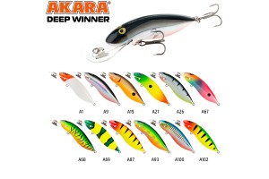 Воблер Akara Deep Winner 85F 14 гр. (1/2 oz 3, 3 in) A9