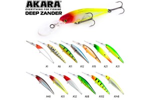 Воблер Akara Deep Zander 90F 12 гр. (3/7 oz 3, 5 in) A52