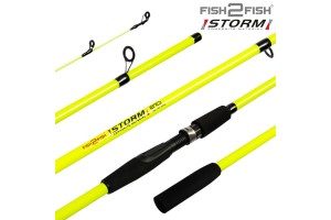 Спиннинг штекерный стеклопластик 2 колена Fish2Fish Storm (100-200) 1, 65 м