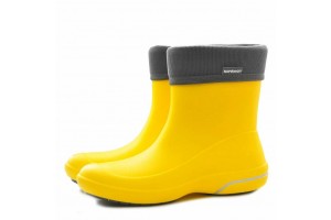 Nordman Kleo Сапоги женские из ЭВА с подошвой ТЭП, утепленные желтый/серый (37/38)
