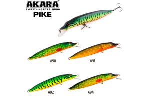 Воблер Akara Pike 110F 32 гр. (5/8 oz 4, 3 in) A94