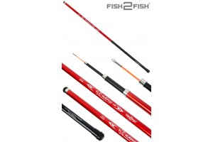 Удилище телескопическое стеклопластик д/с Fish2Fish Rapid Fiberglas (10-40) 4, 0 м б/к