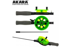 Удочка зимняя Akara JL1006 1808006 неопрен. ручка 9025 хлыст