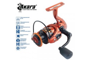 Катушка безынерционная Akara Pro Jig PJF1000 5+1 зап. шпуля