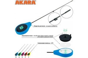 Удочка зимняя Akara SPZ Sport Blue