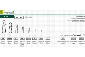 Застежка Maruto 6141 Ni № 2 (10 шт.)