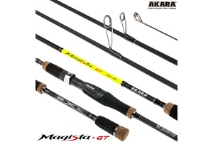 Спиннинг штекерный углепластик 2 колена Akara Magista GT ML702 (4, 5-19) 2, 1 м