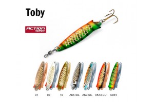 Блесна колеблющаяся Akara Action Series Toby 75 26гр. 13/14oz. 02