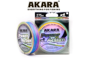Шнур Akara Power Action X-4 Multicolor 275 м 0, 50